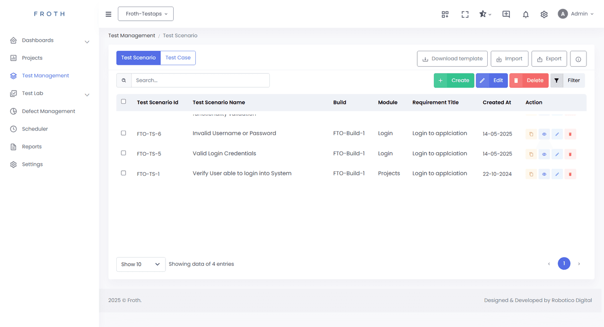 Tester Screenshot